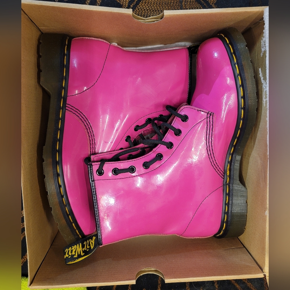 Neon Pink Dr. Martens
